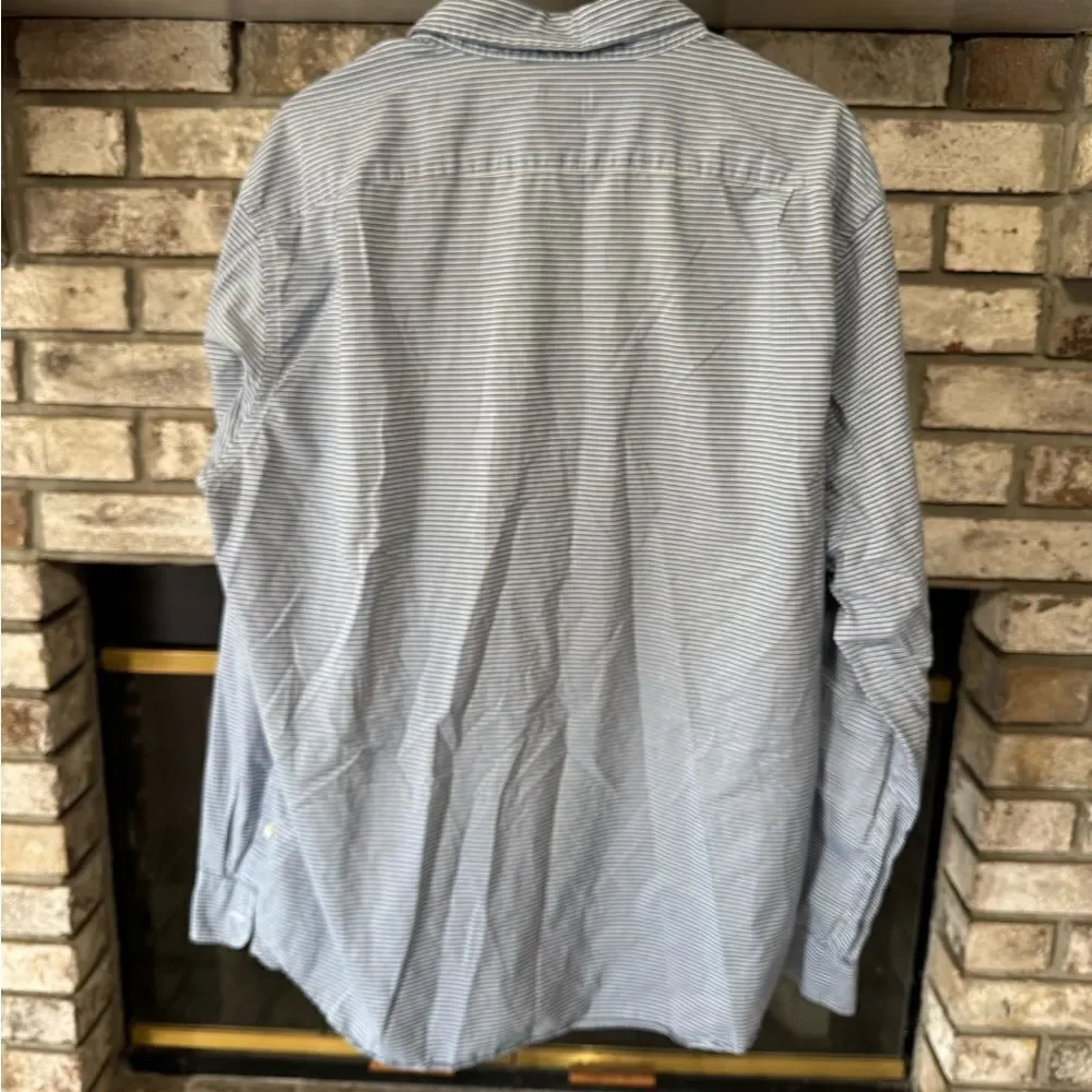 J. Crew Blue Striped Shirt